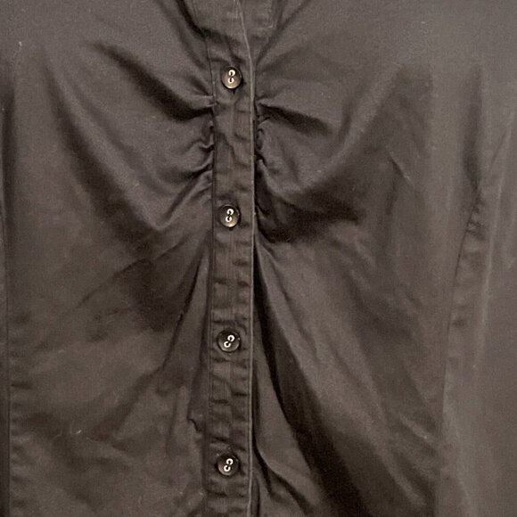 Lane Bryant Black Button Down Shirt - Picture 3 of 8